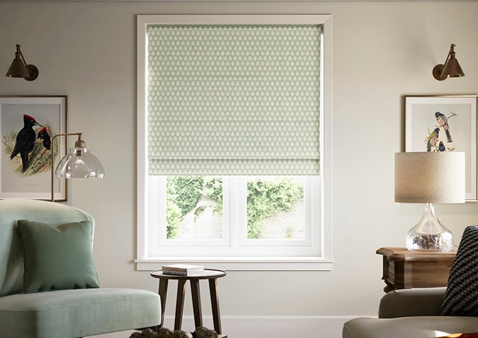 Emily Bond Jaipur, Sage - Twist&Fit Roman Blind - Image 3